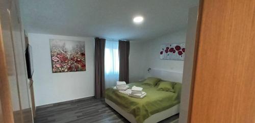 Postel nebo postele na pokoji v ubytování Apartments-Sana