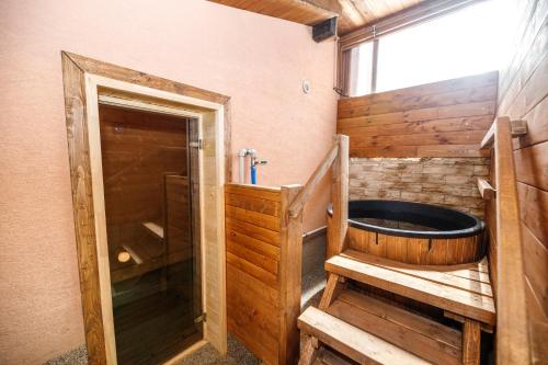 Koupelna v ubytování Wellness Penzion Stonozka