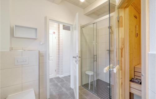 Bilik mandi di Cozy Home In Krems Iiwarderbrück