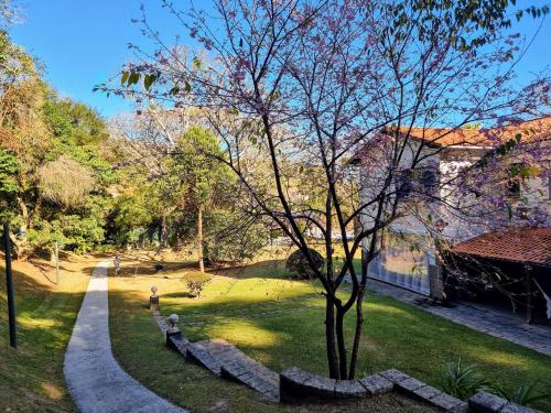 a tree in the middle of a park at Saison Resort & Spa in Itaipava
