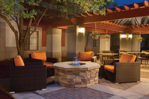 Χώρος καθιστικού στο Hyatt House Denver Tech Center