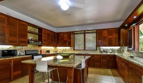 Kuchyň nebo kuchyňský kout v ubytování Gorgeous Villa 6BDR Casa de Campo Resort in La Romana