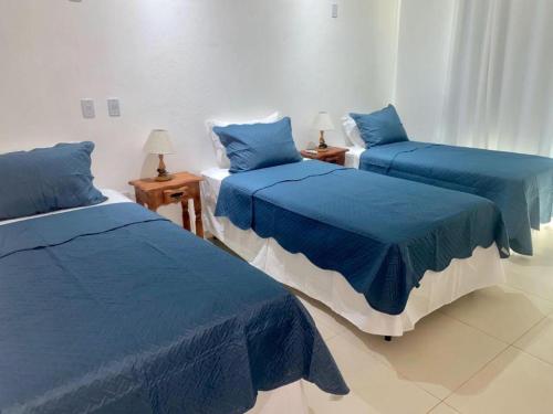 Katil atau katil-katil dalam bilik di Pousada Alto da Serra