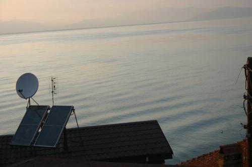 a view of the ocean from a ship at Villa Filip in Trpejca