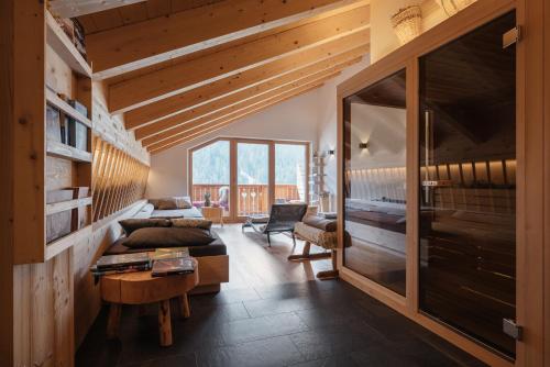 Posezení v ubytování Berghotel Sanví