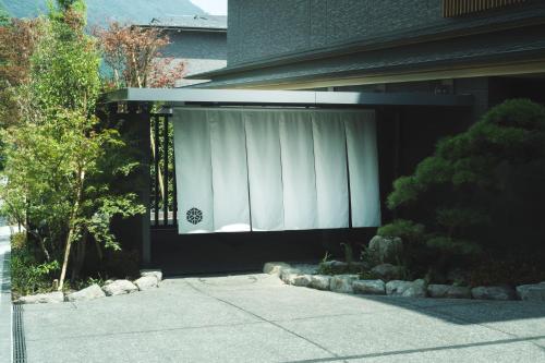 El edificio en el que está el ryokan