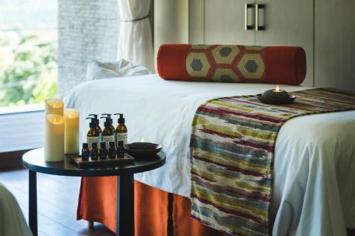 Una cama o camas en una habitación de Hakone Gora KARAKU