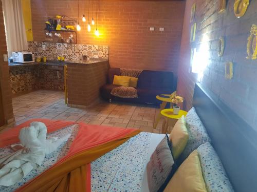 Dapur atau dapur kecil di Toca Hospedaria - Centro