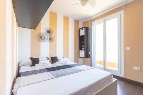 Postel nebo postele na pokoji v ubytování Villa Ottavio Golden Park