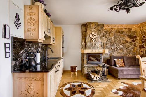 Kuchyňa alebo kuchynka v ubytovaní Apartament Sikorówka 1