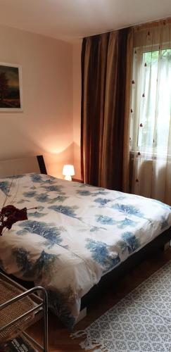 Ένα ή περισσότερα κρεβάτια σε δωμάτιο στο Sol apartaments 3 camere