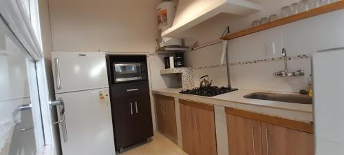 Dapur atau dapur kecil di Casa FF