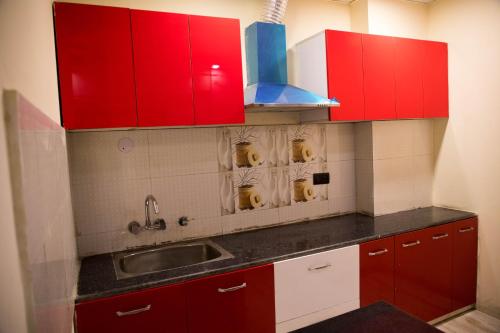 Dapur atau dapur kecil di Hotel Haveli Palace