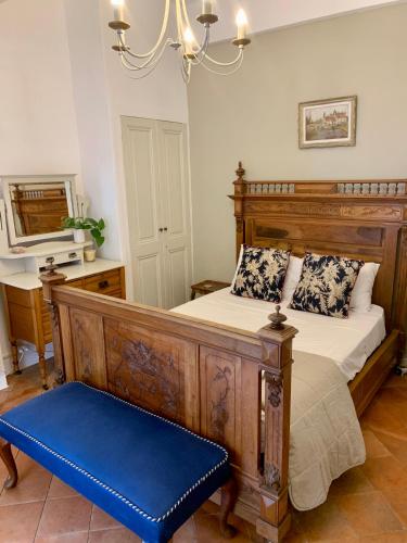 Postel nebo postele na pokoji v ubytování L'Ancienne Boulangerie