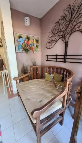 Χώρος καθιστικού στο Pousada Vila Morena