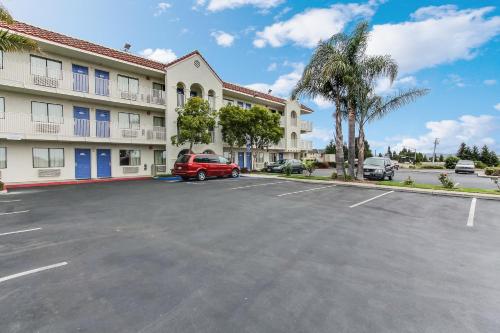a parking lot in front of a hotel at Motel 6-Watsonville, CA - Monterey Area in Watsonville