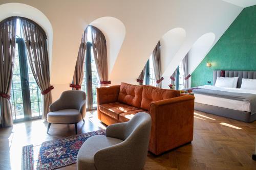 Posezení v ubytování Molokan Inn Hotel