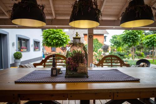 Restaurace v ubytování HORTUS apartament z klimatyzacją