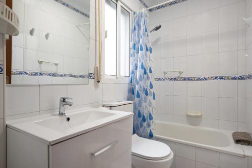 Koupelna v ubytování Apartamento Romo