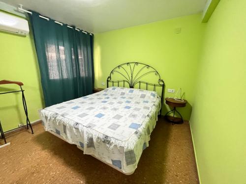 Cama o camas de una habitación en Piso Albors Valencia