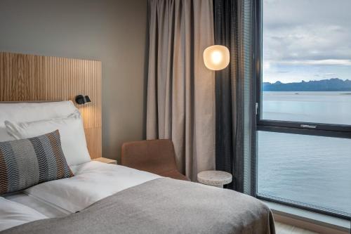 Postel nebo postele na pokoji v ubytování Quality Hotel Harstad