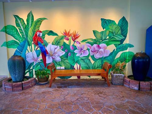 Κήπος έξω από το Salin Home Hotel Ramkhamhaeng