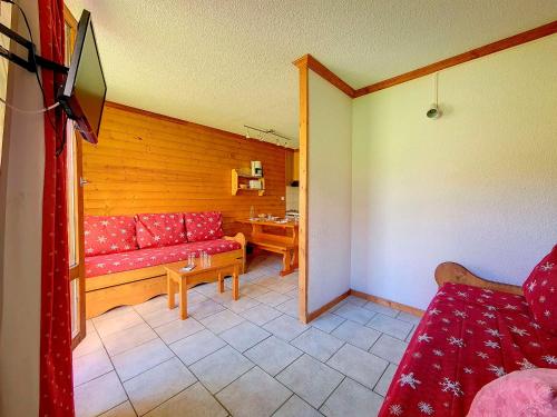 Appartement 2 pièces, skis aux pieds avec terrasse - FR-1-344-961