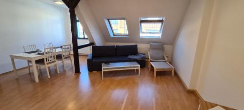 Uma área de estar em 80 qm Apartment Untere Eichstädtstr- 12Min/Zentrum