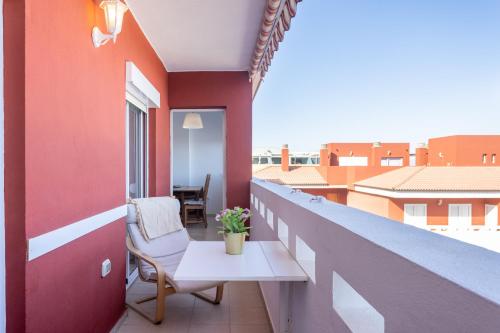 Μπαλκόνι ή βεράντα στο Home2Book Sea Front Duplex Terrace Pool