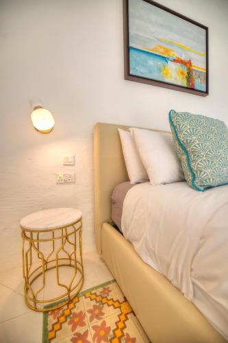 Cama o camas de una habitación en Spacious maisonette with spectacular views IBRI1-1