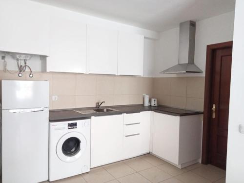 Kuchyň nebo kuchyňský kout v ubytování Casa Elsa appartamento incantevole Corralejo