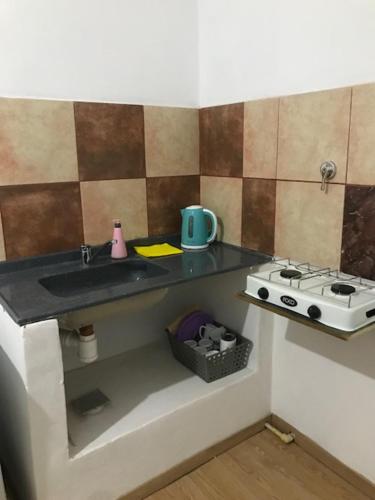 Dapur atau dapur kecil di Departamentos Sarmiento 2