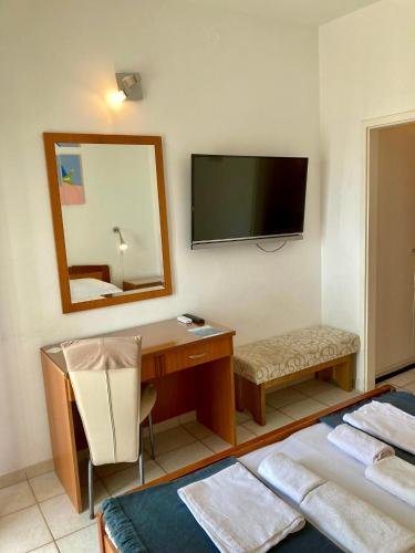 Letto o letti in una camera di Rooms Vinka Tudor