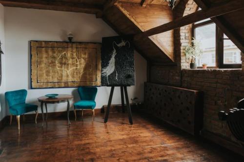 Ruang duduk di Gallery Loft