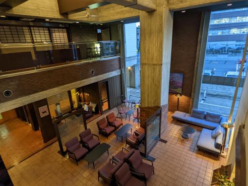 Χώρος καθιστικού στο Kita Hotel