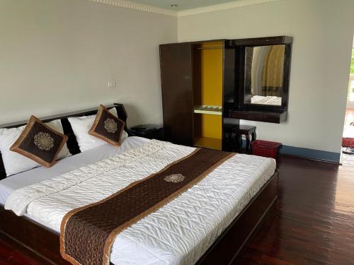 Katil atau katil-katil dalam bilik di Mekong Hotel
