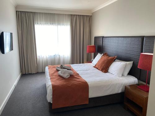 Cama o camas de una habitación en Darwin Esplanade Central Official