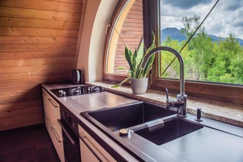Kuchyňa alebo kuchynka v ubytovaní Apartamenty Willa Alesandro