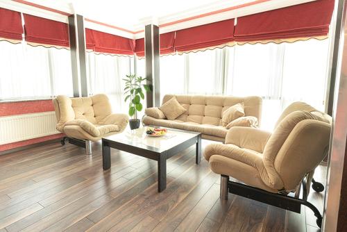 Posezení v ubytování Pamuk City Hotel