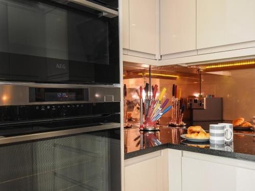 Dapur atau dapur kecil di Bluebell Retreat
