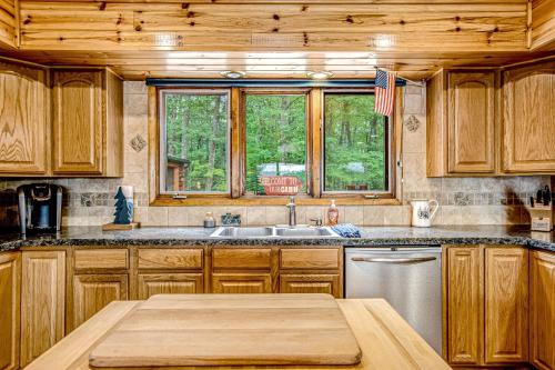 Dapur atau dapur kecil di Carroll's Cabin