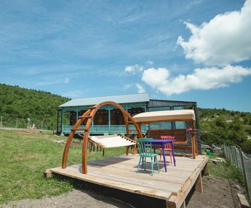 Un paisaje natural cerca de la villa