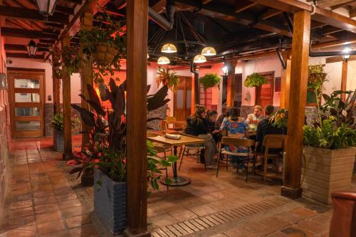 Restaurace v ubytování Masaya Bogotá