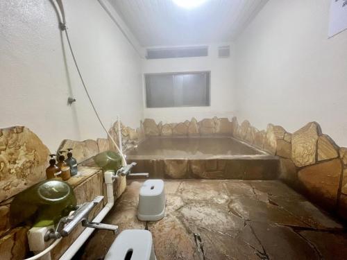 Koupelna v ubytování Kannawaso