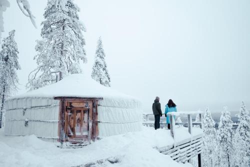 Yurt District v zimě