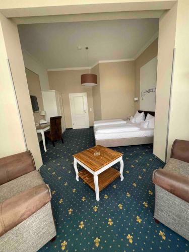Letto o letti in una camera di Hotel Villa Schwanebeck