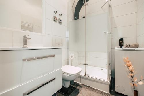 Et badeværelse på Luga Homes - Gewandhaus