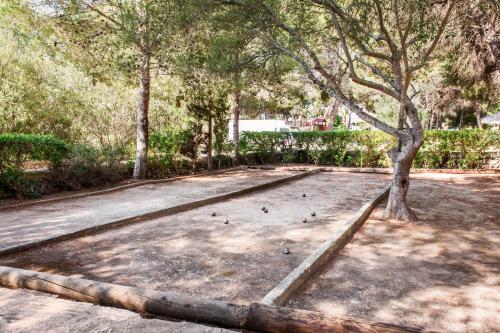 Κήπος έξω από το Apartamentos Cala Murada Minigolf