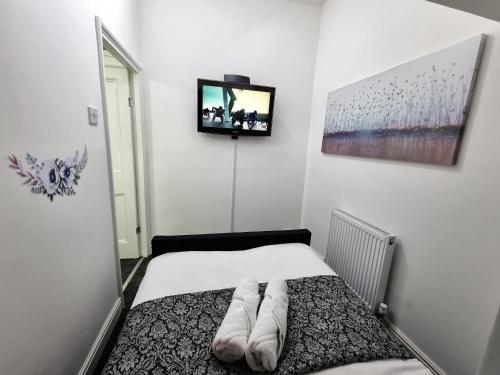 Postel nebo postele na pokoji v ubytování *12PR* Setup for your most relaxed & amazing stay + Free Parking + Free Fast WiFi *