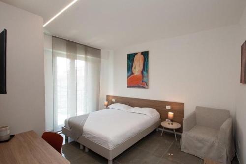 Postel nebo postele na pokoji v ubytování Ad un passo da…